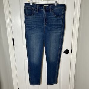 Madewell Jeans Women’s Plus Size 18W 10" Roadtripper High Rise Skinny Stretch